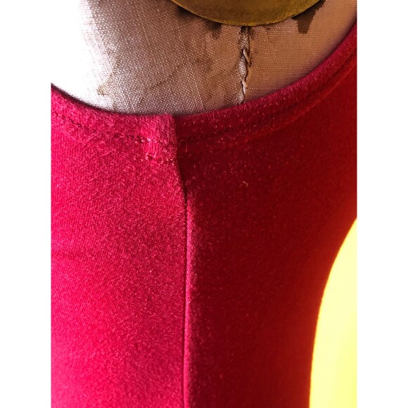 1990s MOSCHINO CHEAP and CHIC Red Noisemaker Tank Top Coin Trim. XS-S - Picture 7 of 10